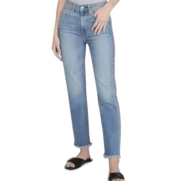 7 For All Mankind High Rise Straight Jean Size 28 - Picture 1 of 8
